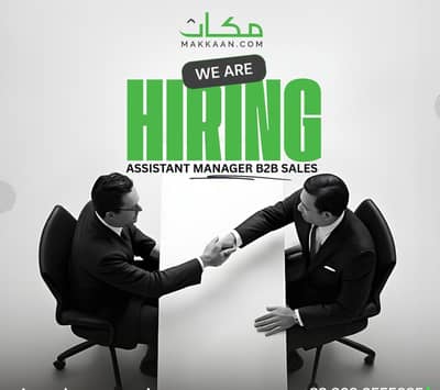 we are hiring asistant manager (male ) with experience in realstate