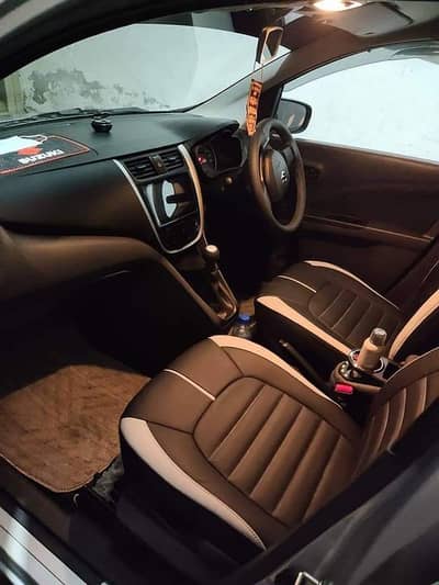 Suzuki Cultus New poshish seat covers in japanese leather.