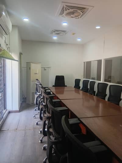 1.5 Canal Double Story Furnished Commercial 70ft Road next to Main Road ideal for medical centres or Multinational Company