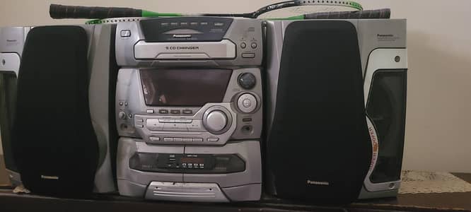 Panasonic Speakers and Amplifier.