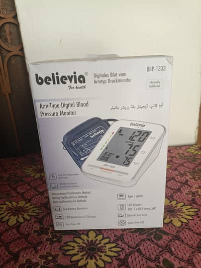 Arm -Type digital blood pressure  monitor