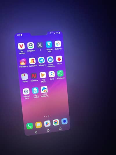 LG G7 thinQ 4 GB ram 64 GB memory PUBG 60FPS