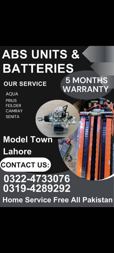 ABS UNITS And Lithium Batteries Available