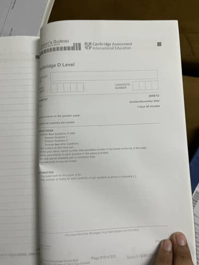 O level islamiat past papers with marking scheme