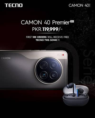 Tecno Camon 40 Premier 4 months warrenty  in Good Condition