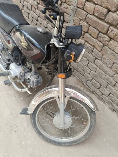Honda Cd 70CC Black Color For Sale