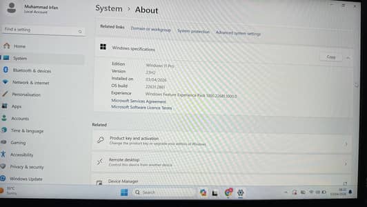 Core i5 8th generation