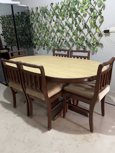 Sheesham wood dining table
