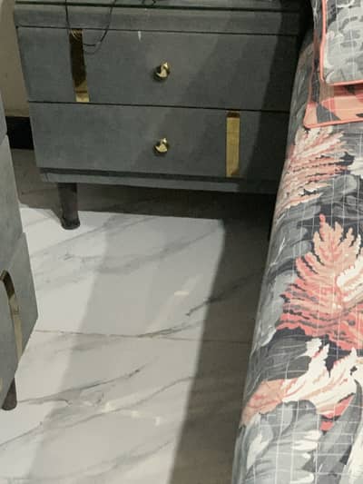 Bed for sale grey colour