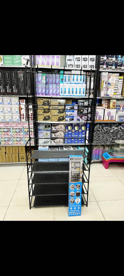 5 Layers Attachable Coat Hanger with Shoes Rack