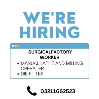 Surgical factory worker