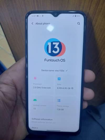 vivo y33s pta approved 8/128