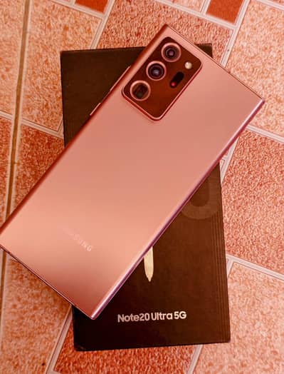 Note 20 ultra 12/256 ofical aprovd full complt box phiscal dual red ad