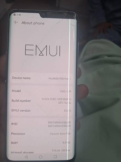 p30 pro not pta unit pe line hy touch work kr raha hy