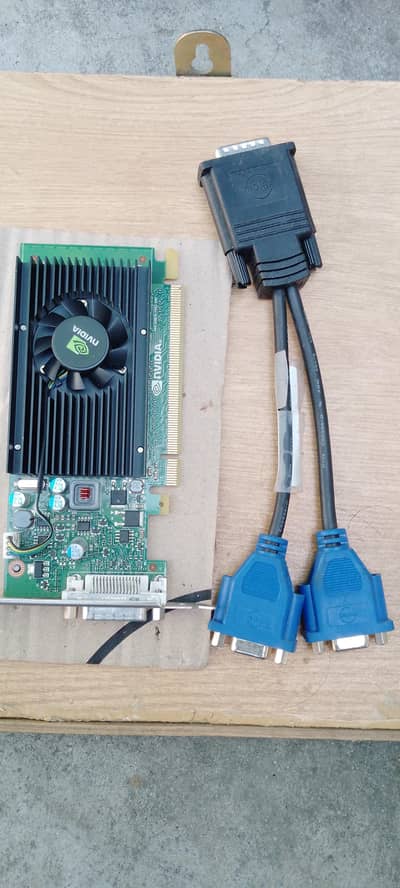 NVIDIA NVS 315 1GB Graphic Card + Dual Monitor Cable