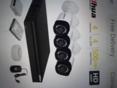 dahua CCTV camera with thousand gbs storage urgent sale need cash
