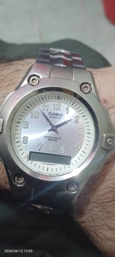 Casio water resist 10 qm watch original brand hai