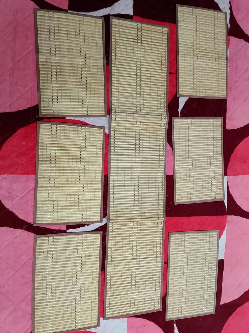 Bamboo Table Runner set 0