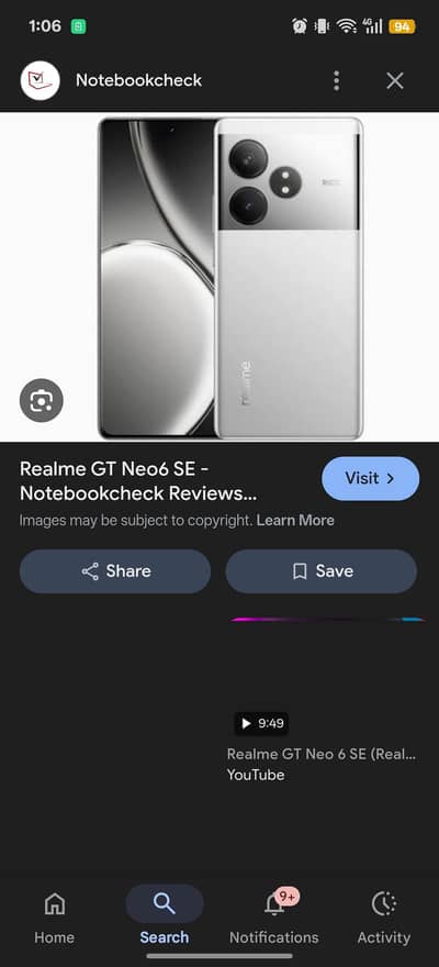 Realme gt6 neo se 12/256