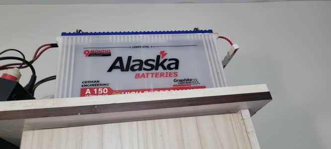 Alaska 150 (17 plates  110AH )  4 months used under warranty