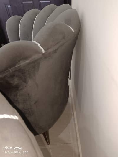 2 big size chairs hain for room moltyfoam use hua hai all ok condition