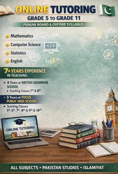 Online Tutor ( Class 5-12)