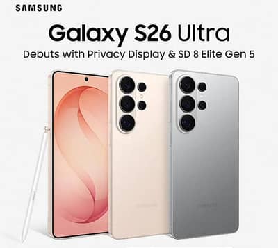 Samsung S26 Ultra (12/256GB) Available On Easy Installment Plan