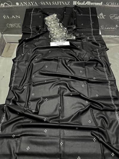 women Important dhanak 3 piece suit