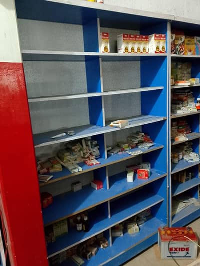 medical store shelf