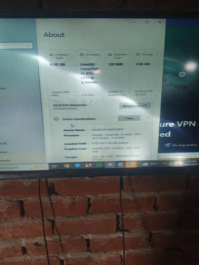 Fujitsu Esprimo i3 – 6th Gen Fast SSD Desktop