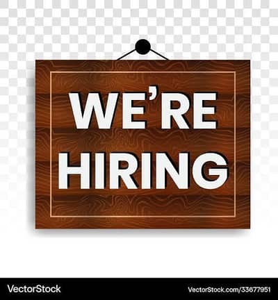 we need males and females for customer dealing