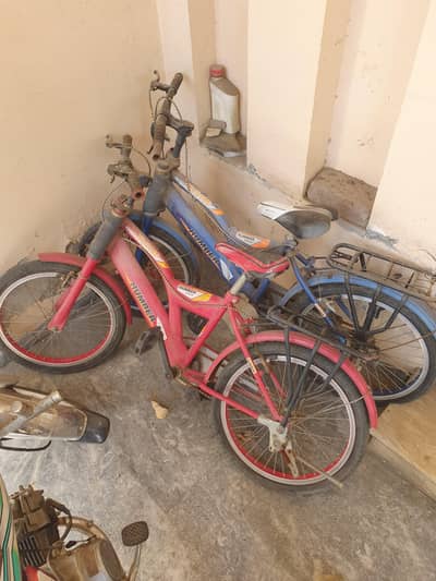 2 bicycles r for sale on immediate basis on through away prices