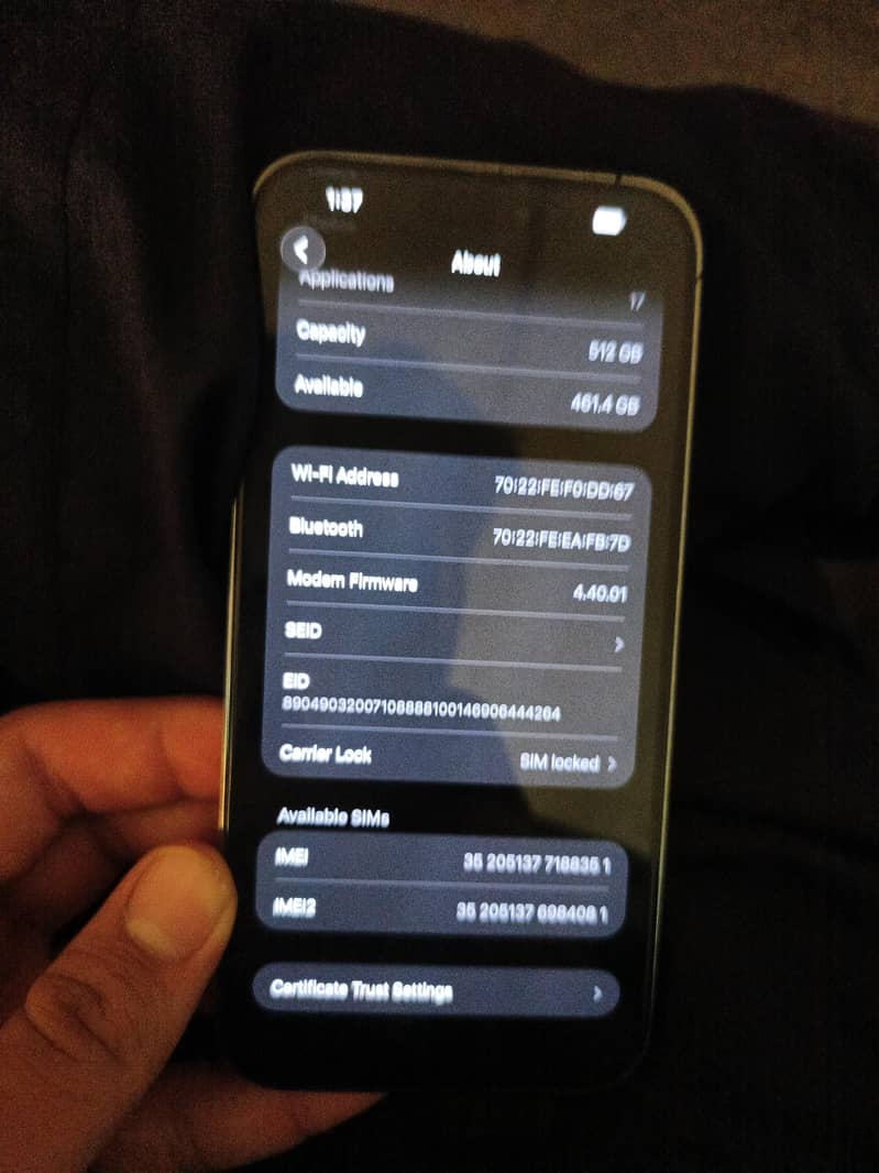 Iphone 14 pro max  factor unlock 1