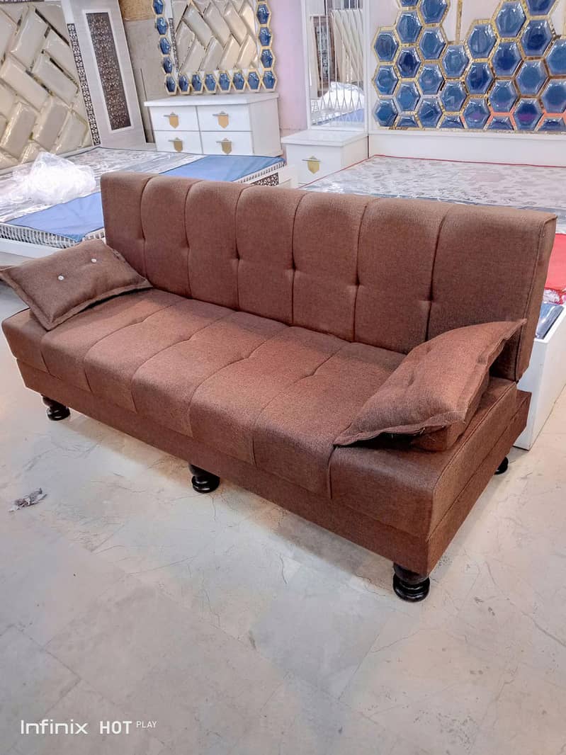 پرانے صوفے صوفہ کم بیڈ ڈائننگ کرسی کا کپڑا چینج وہ بھی اپ کے گھر پر 13