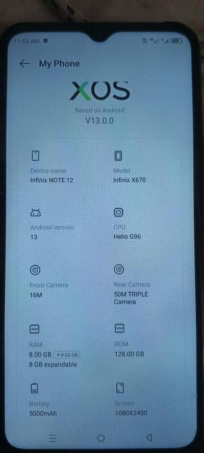 8+8 ram 128 rom gaming phone