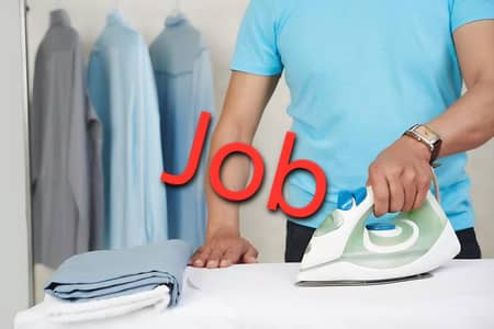 professional press man required for Laundry Shop