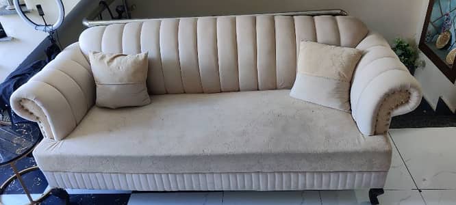 SLIGHTLY USED CROWN SOFA SET