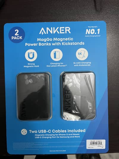 Anker MagGo 5000 mAh twin pack