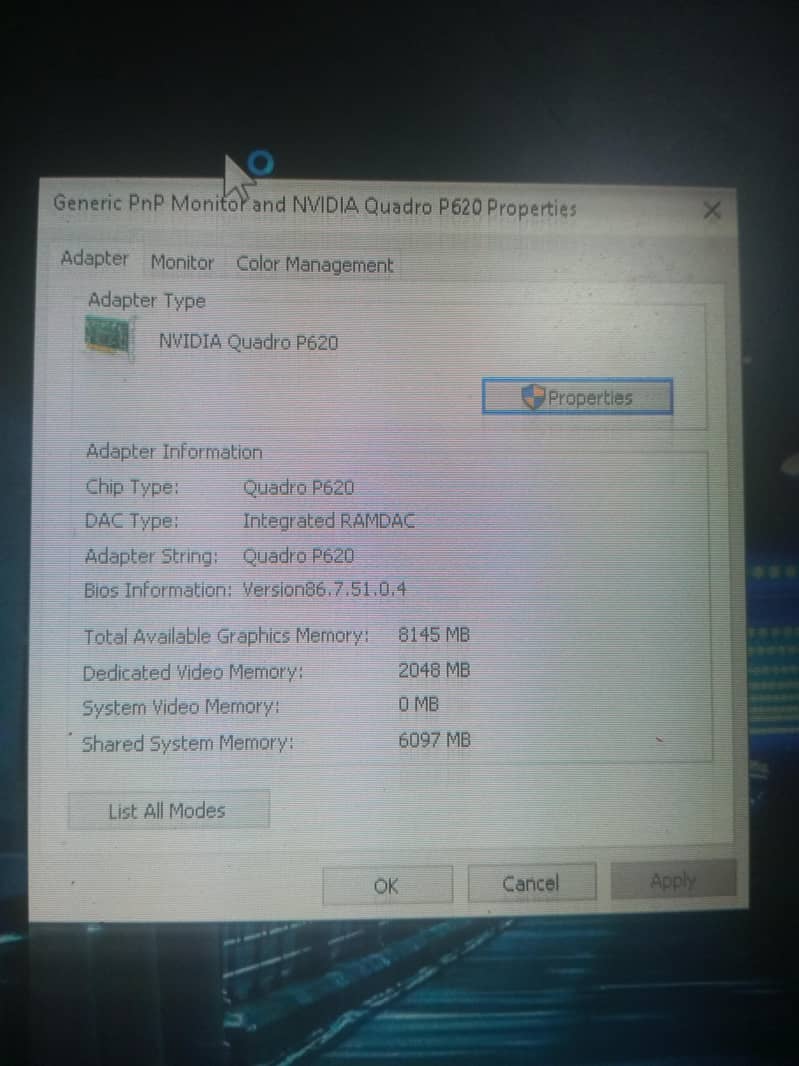 Nvidia Quadro P620 4