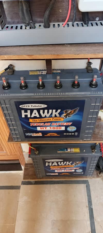 Hawk tubular battery 1800