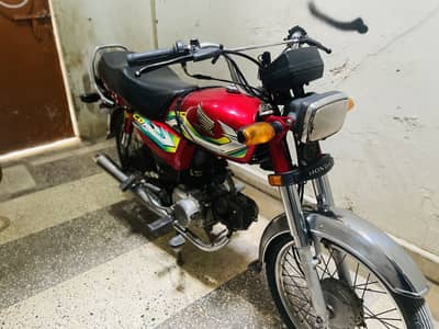 Honda CD 70 Registration Karachi
