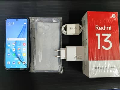 Redmi 13, 128gb - 8gb ram, With Warranty Just Open Box