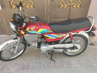 One Hand use Ganiyne bike Honda CD70 2021