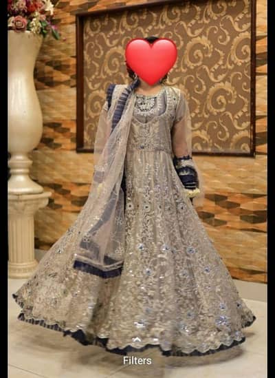 heavy long embroidery maxi