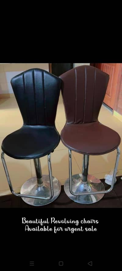 New revolving chairs