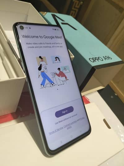 Oppo A96 128GB Sunset Blue | Fresh Condition | PTA Approved
