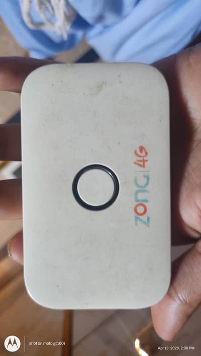 Zong 4G device ok ha
