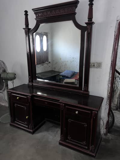 Bed with side tables