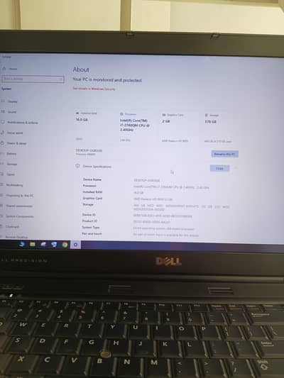Dell precision M6600 i7