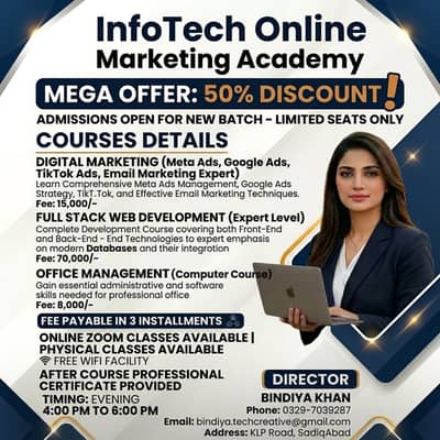Digital Marketing & IT Course (Online + Physical)